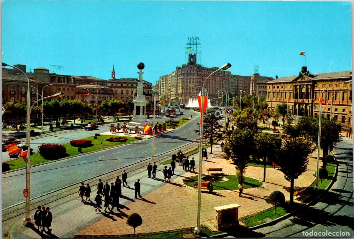 Postales: Zaragoza - Pza. Arag&oacute;n y Avda. Independencia - Josan 38 - 149x101mm