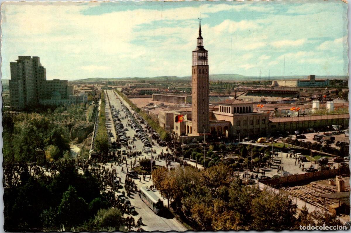 Postales: Zaragoza - Feria de Muestras - Garc&iacute;a Garrabella 706 - 152x102mm - Campo de Futbol La Romareda