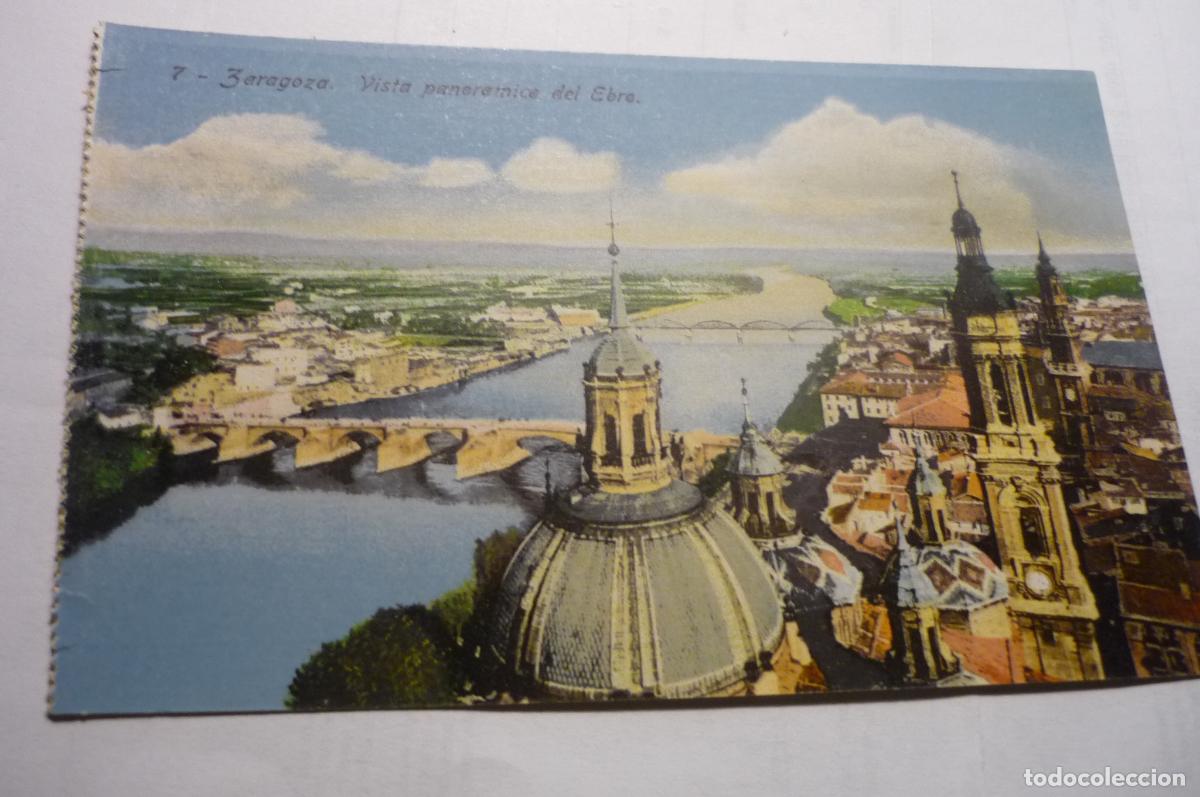 Postales: postal zaragoza panoramica ebro cm