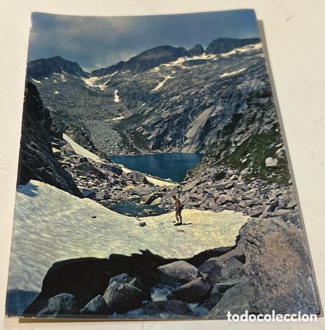 Postales: Postal. Benasque. Lago Llosas. Ediciones Sicilia. Huesca. A&ntilde;os 70.