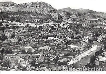 Postales: ANTIGUA POSTAL 1 PUEBLA DE ARENOSO VISTA GENERAL Y RIO MIJARES ARTURO NARBON