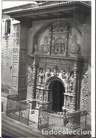 Postales: ANTIGUA POSTAL 5 CALATAYUD REAL COLEGIATA DE STA MARIA FACHADA EDICIONES SICILIA