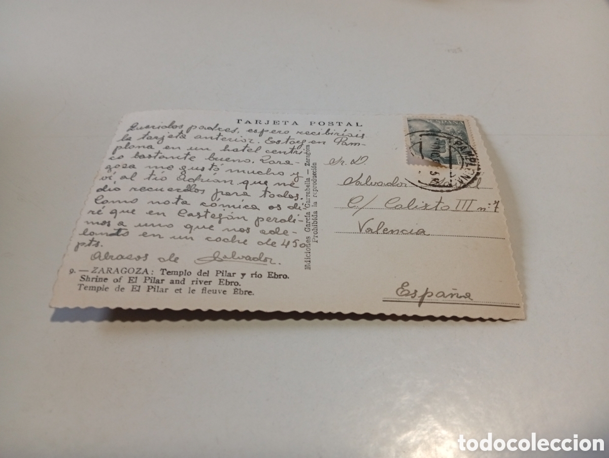 Postales: Postal Zaragoza........ - Foto 2