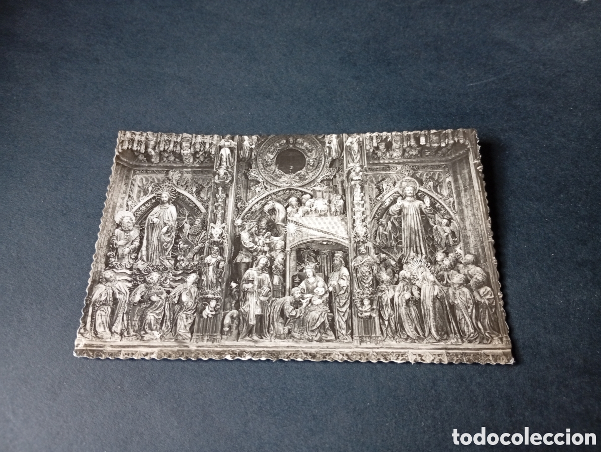 Postales: Postal Zaragoza catedral de la seo altar