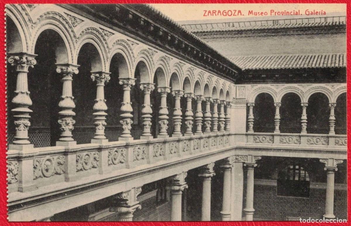 Postales: Zaragoza - Museo Provincial Galeria - Fototipia Thomas Barcelona