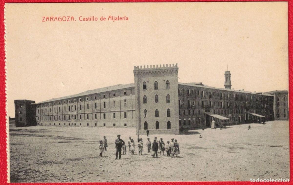 Postales: Zaragoza - Castillo de la Aljafer&iacute;a - Fototipia Thomas Barcelona