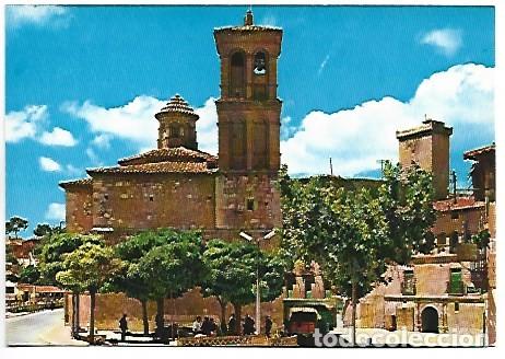 Postales: PLAZA MAYOR / MAIN SQUARE.- ALHAMA DE ARAGON - ZARAGOZA