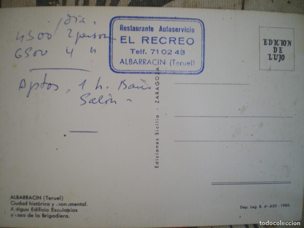 Postales: POSTAL ALBARRACIN, TERUEL - Foto 2