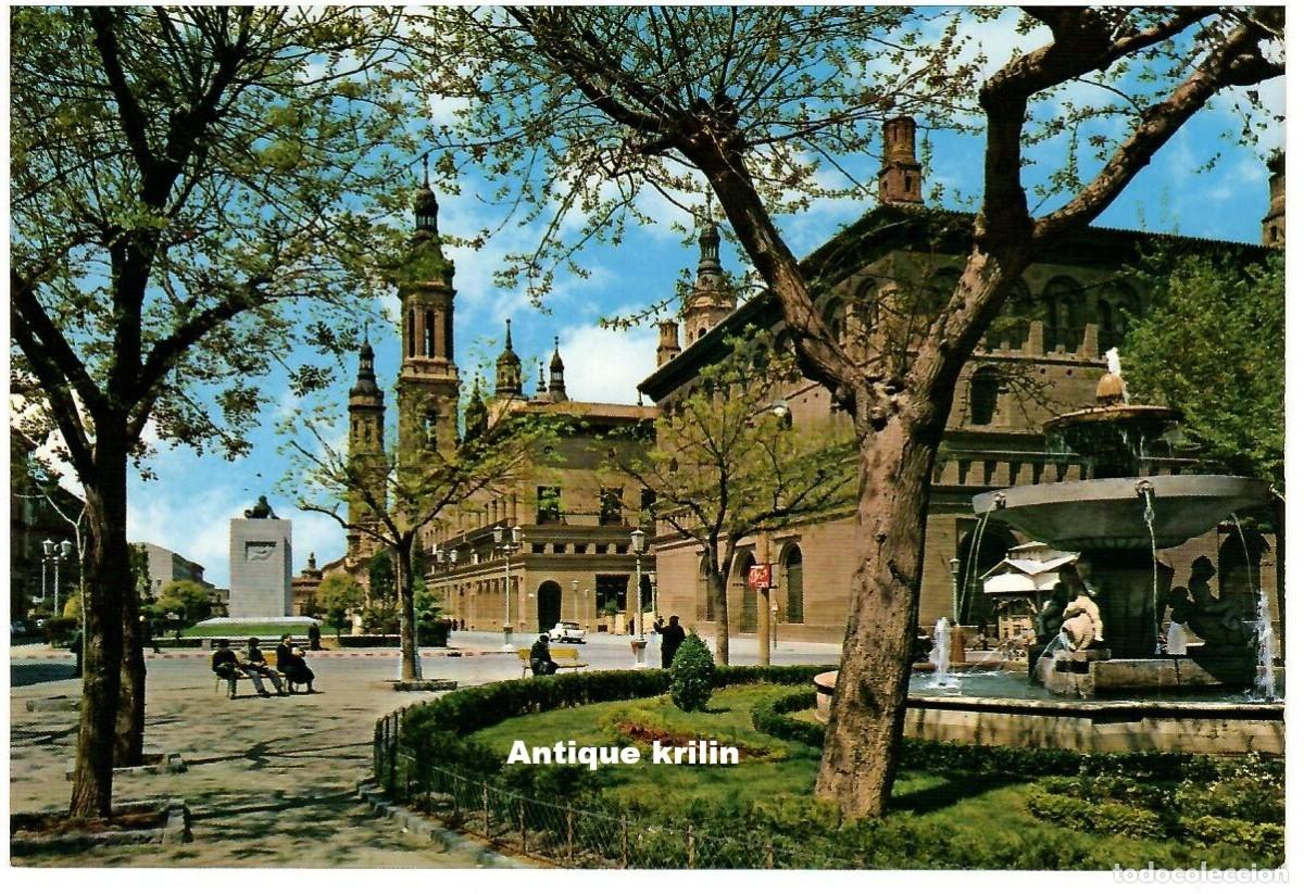 Postales: ZARAGOZA N&ordm; 68 VISTA PLAZA DE LA SEO / G. GARRABELLA / SIN FRANQUEAR