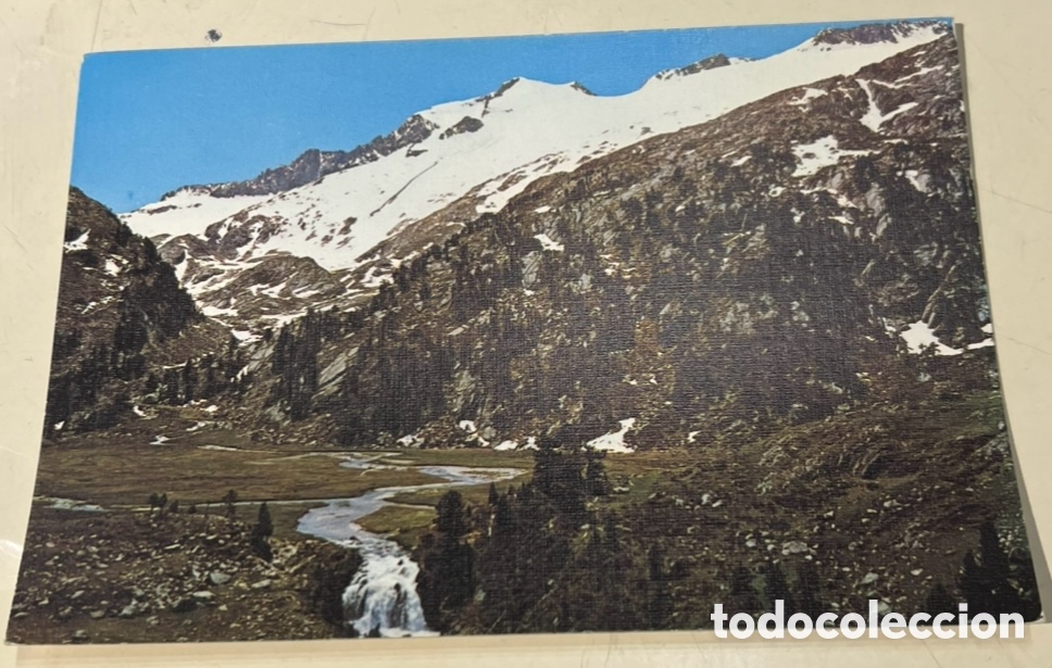 Postales: Postal. Benasque. Pico Aneto. Huesca. A&ntilde;os 70.