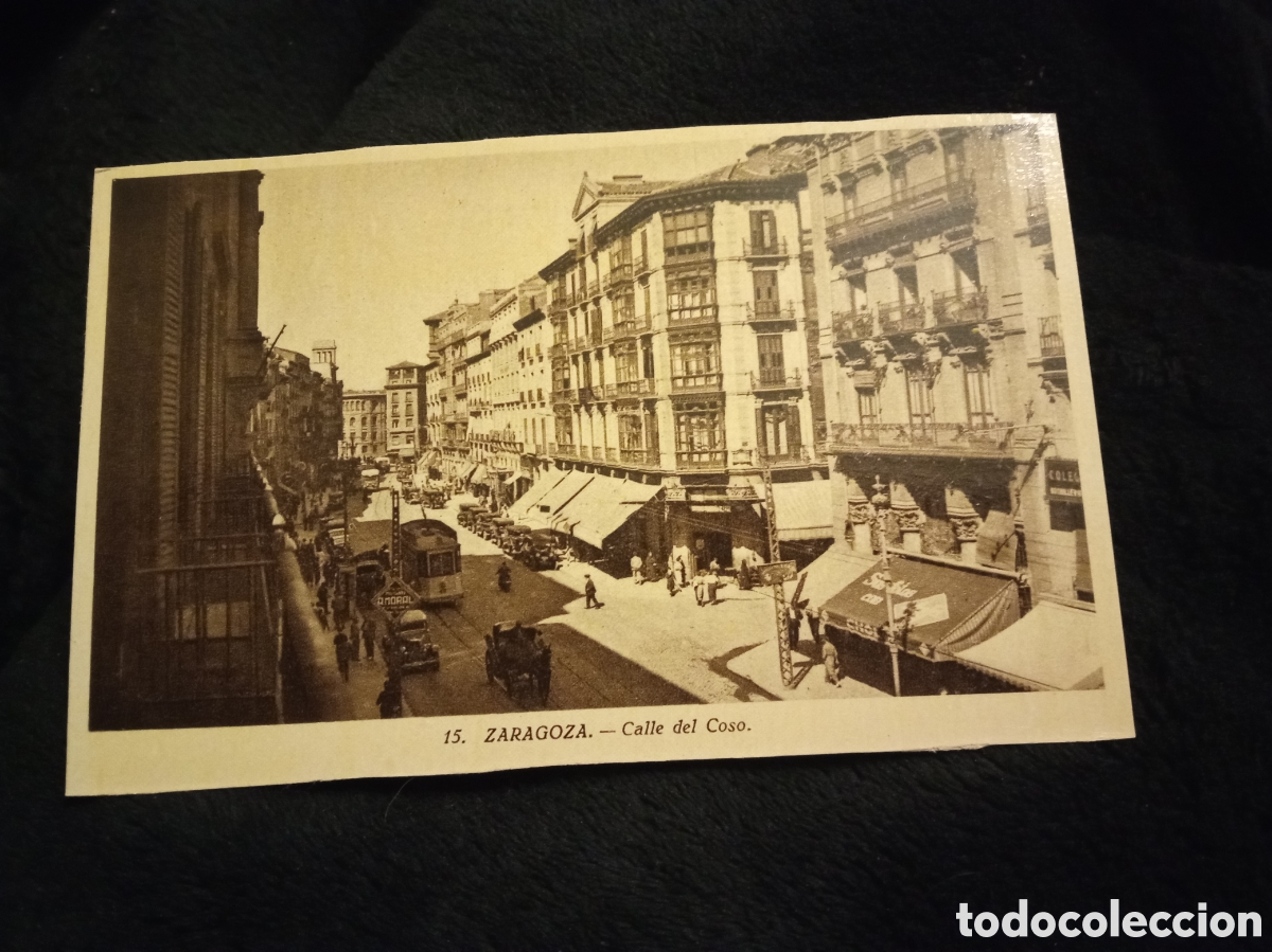 Postales: Antigua postal fotogr&aacute;fica, Zaragoza, El Ebro, La Lonja y La Seo