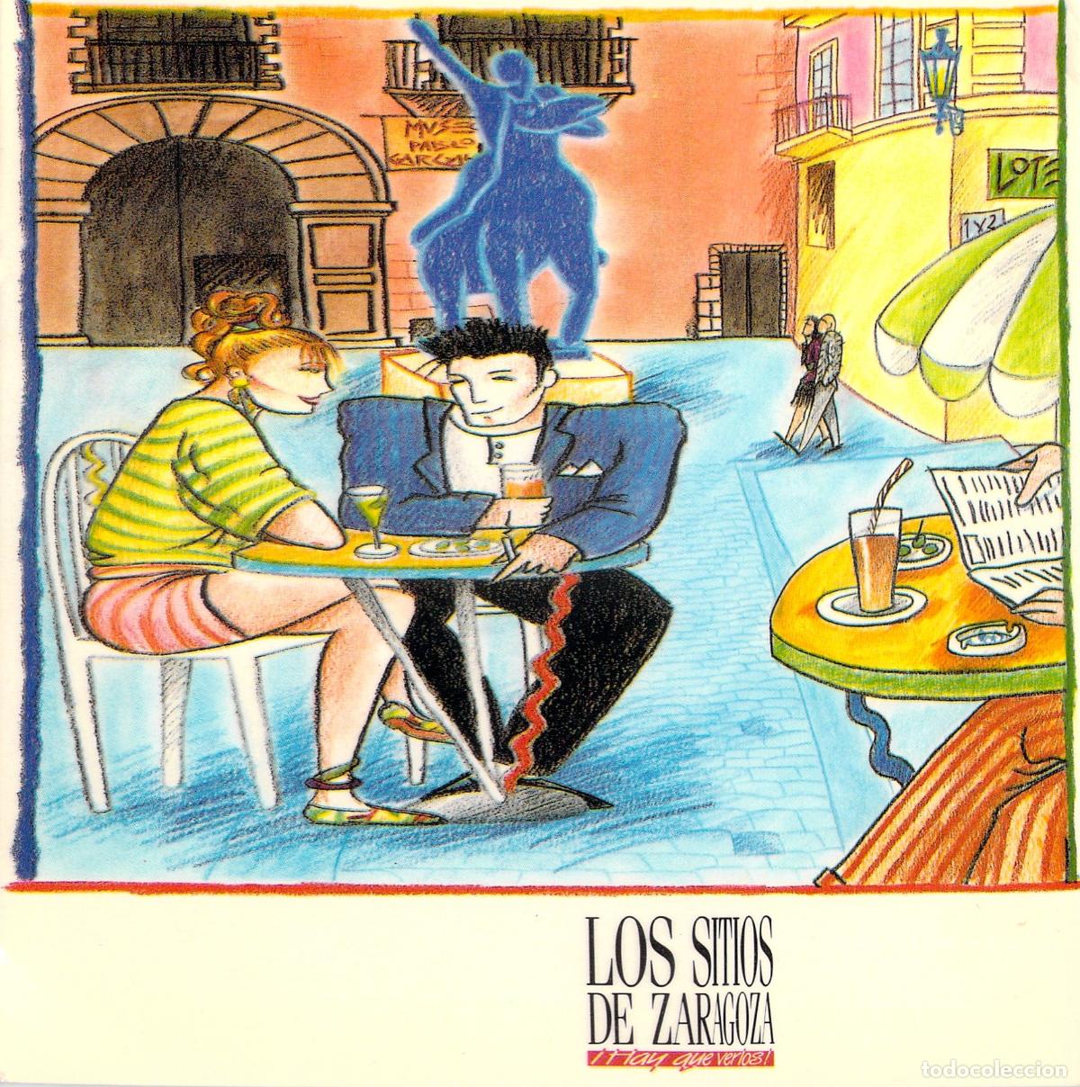 Postales: Postal Ilustrada Plaza de San Felipe Zaragoza Museo Pablo Gargallo