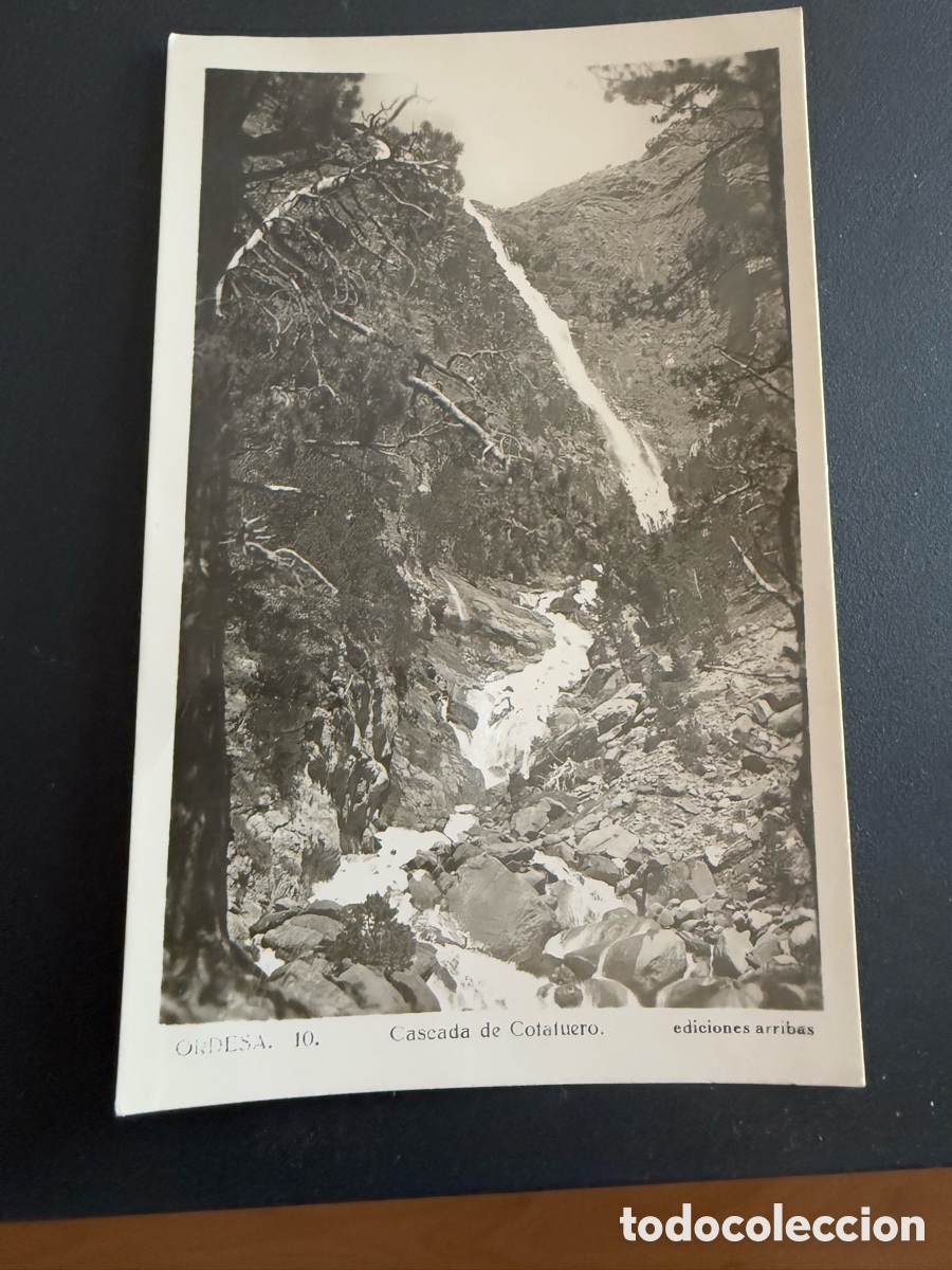 Postales: TARJETA POSTAL DE ORDESA, HUESCA N&ordm; 10. CASCADA DE COTATUERO. EDICIONES ARRIBAS