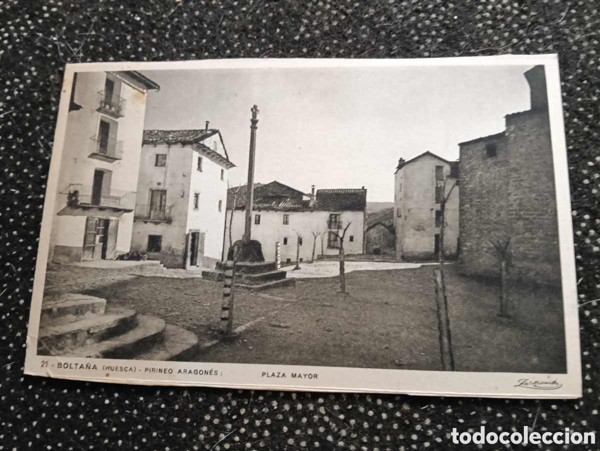 Postales: POSTAL BOLTA&Ntilde;A (HUESCA) - PIRINEO ARAGONES - PLAZA MAYOR