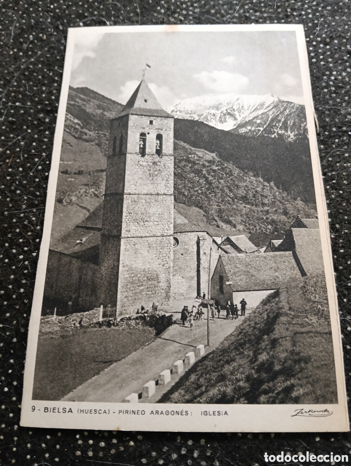 Postales: BIELSA HUESCA PIRINEO ARAGONES IGLESIA ZERKOWITZ