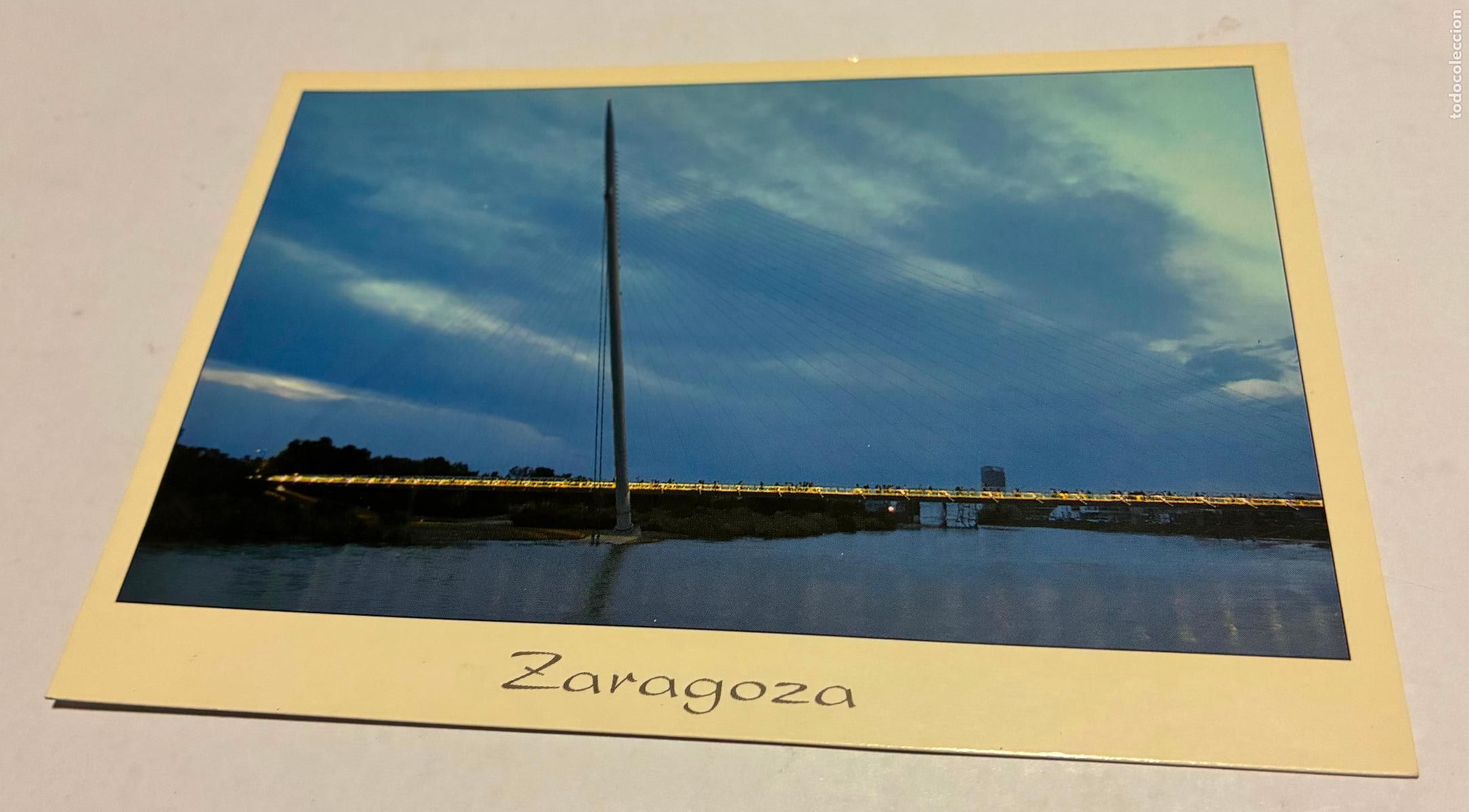Postales: POSTAL ZARAGOZA PASARELA DEL VOLUNTARIO EXPO,