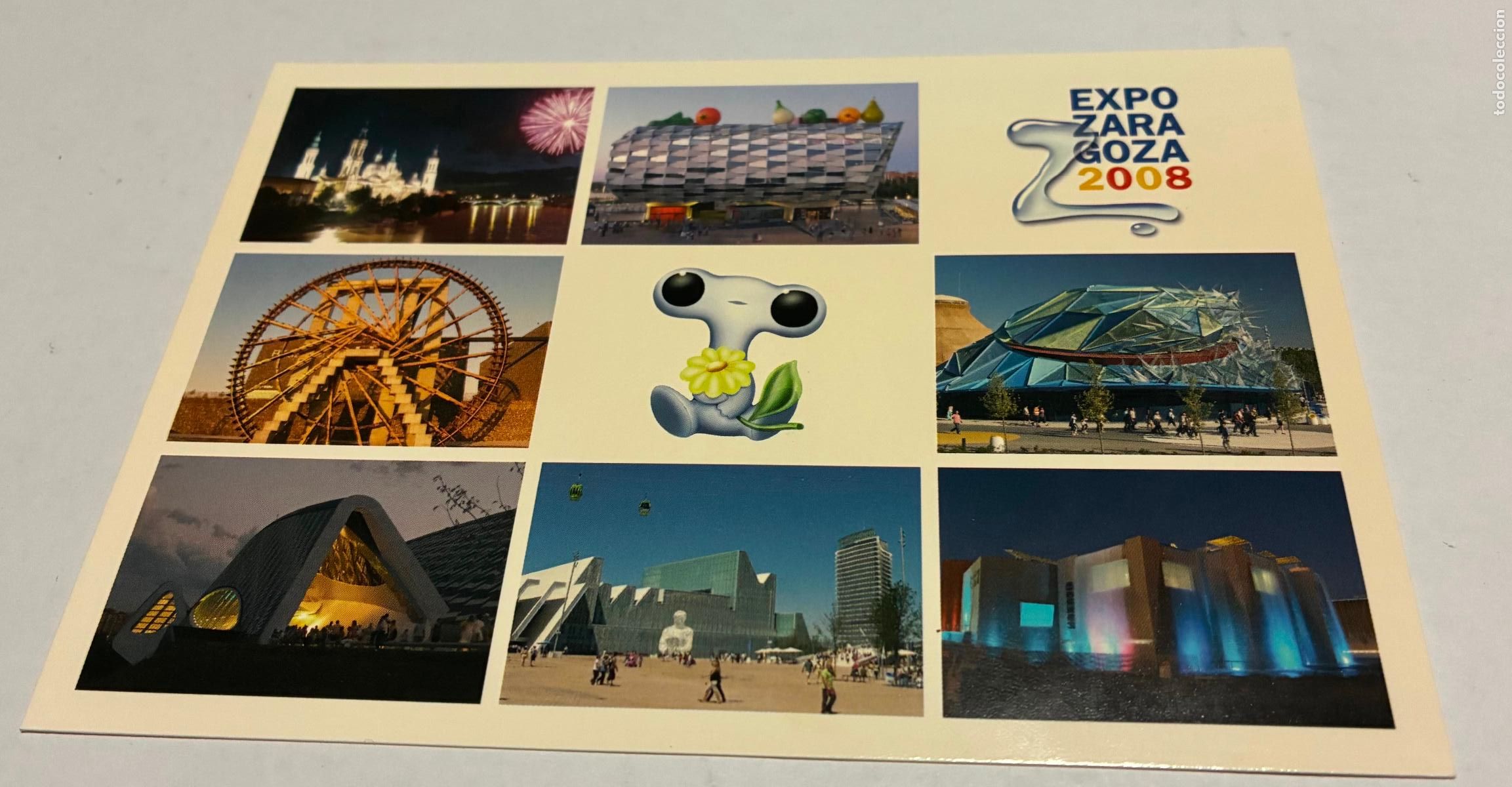 Postales: POSTAL ZARAGOZA, VISTA DE LA EXPOSICION INTERNACIONAL 2008