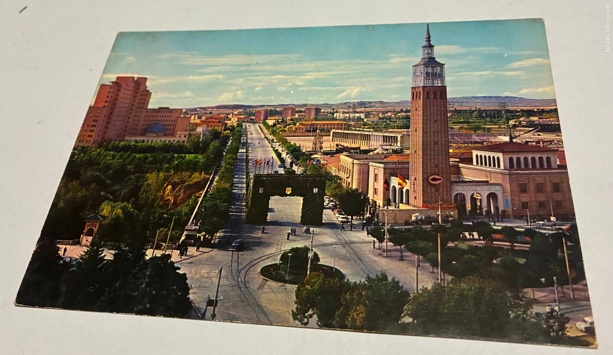 Postales: `POSTAL ZARAGOZA, FERIA DE MUESTRAS AVENIDA ISABEL CATOLICA,