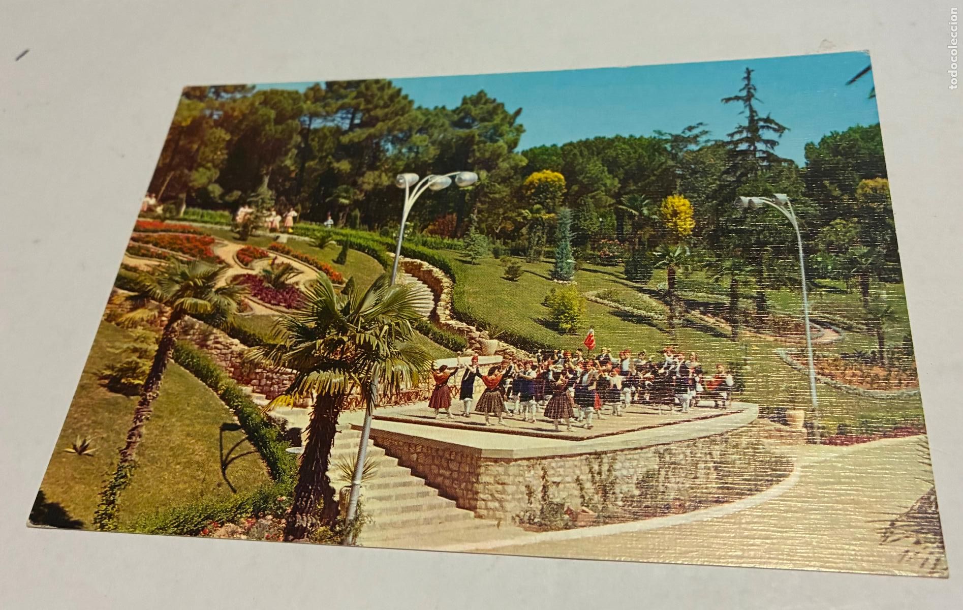 Postales: POSTAL ZARAGOZA CABEZO DE BUENA VISTA, JARDIN DE INVIERNO BAILANDO LA JOTA