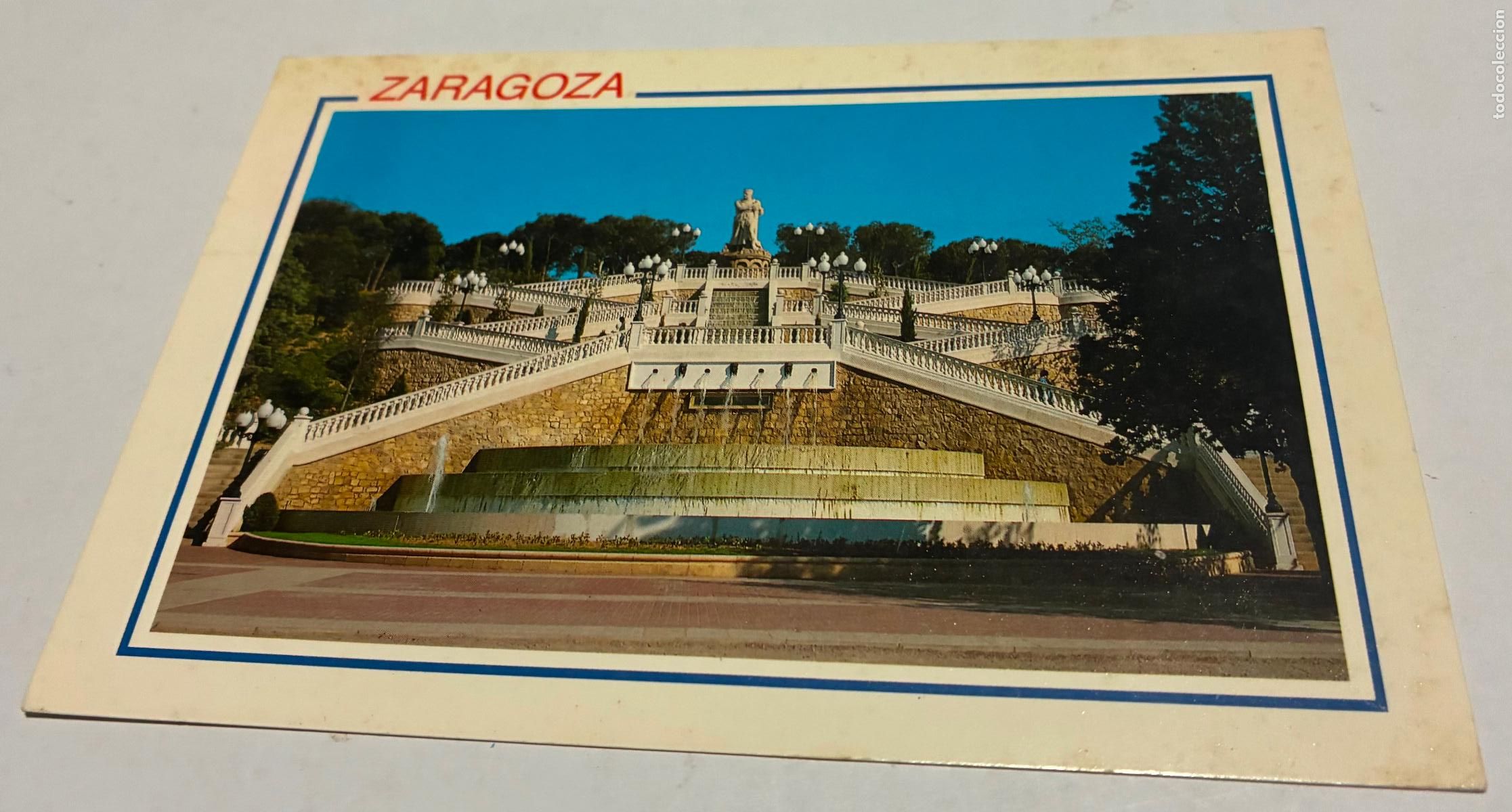 Postales: POSTAL ZARAGOZA, ANTIGUO PARQUE PRIMO DE RIVERA AHORA LABORDETA