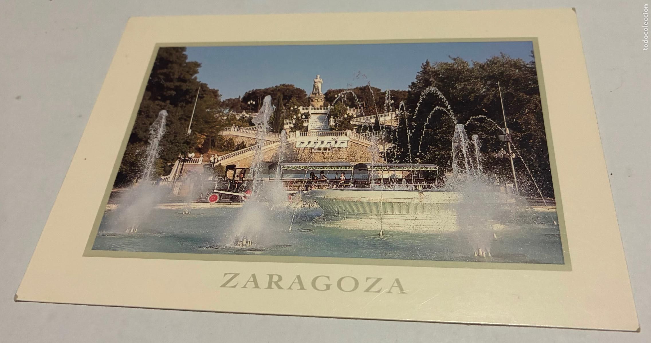 Postales: POSTAL ZARAGOZA, PARQUE PRIMO DE RIVERA AHORA LABORDETA