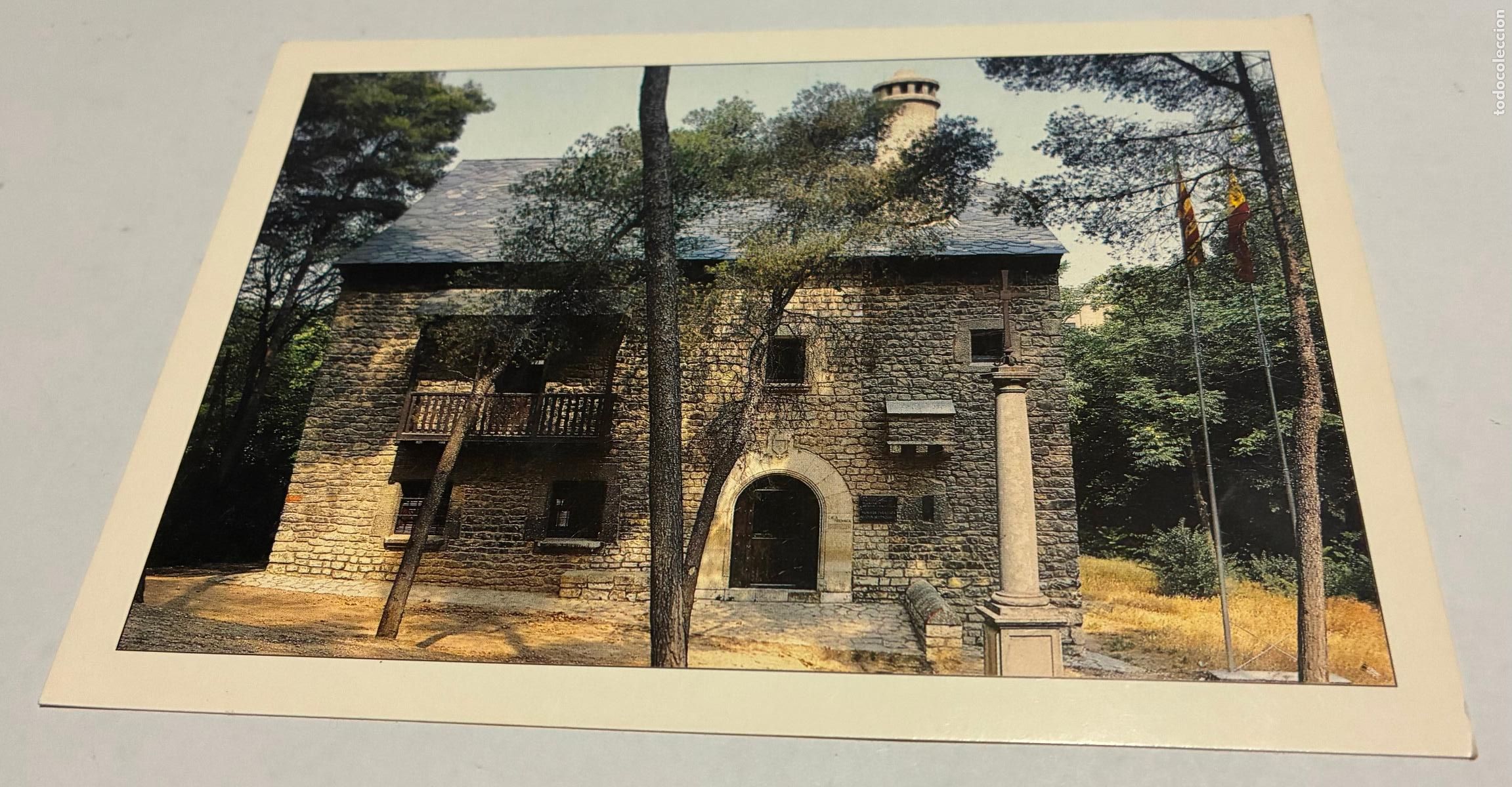 Postales: POSTAL ZARAGOZA CASA PIRENAICA PARQUE PRIMO DE RIVERA AHORA LABORDETA