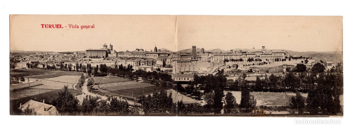 Postales: TERUEL.- VISTA GENERAL. doble.