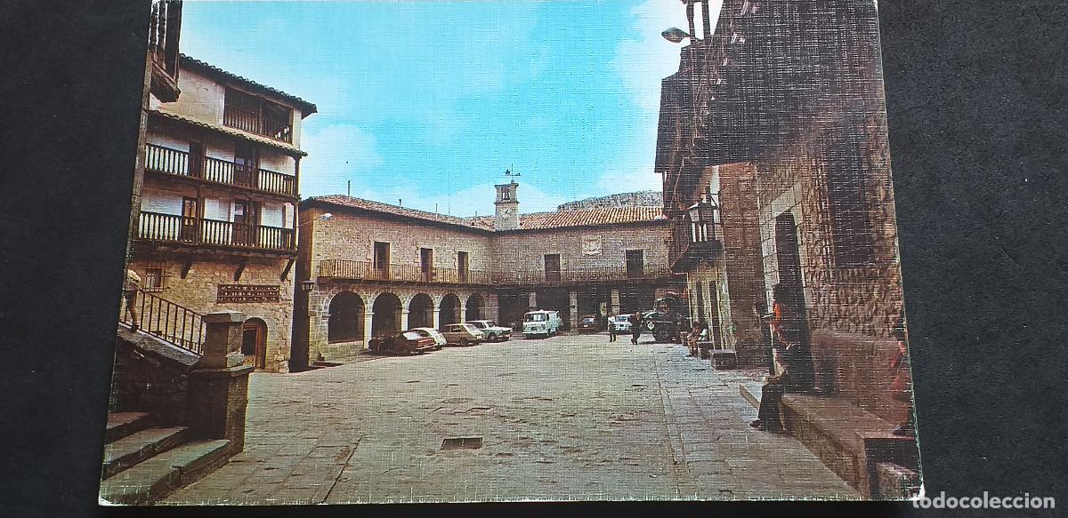Postales: TERUEL-V15-II-150X105mm.-ESCRITA-ALBARRACIN-PLAZA DEL GENERALISIMO...
