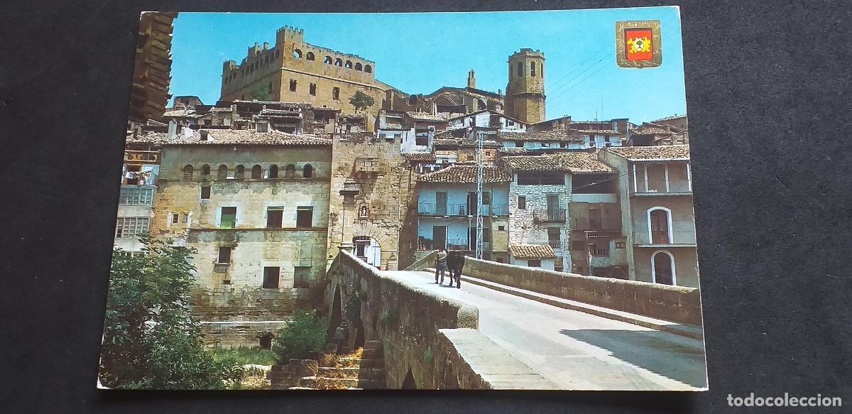 Postales: TERUEL-V15-II-150X105mm.-NO ESCRITA-VALDERROBRES-PUENTE DE PIEDRA