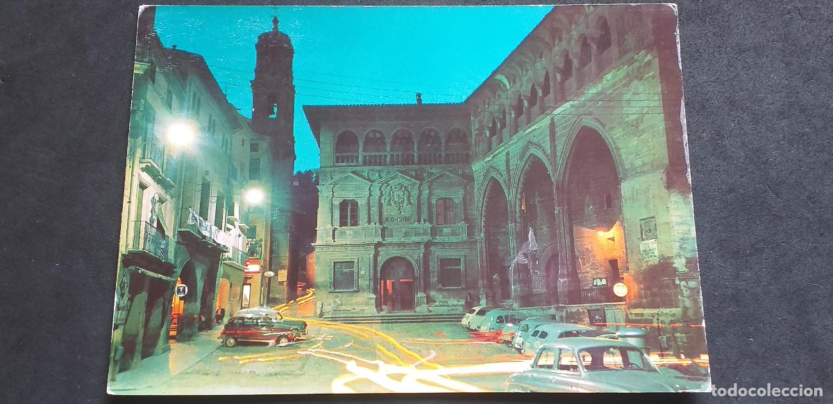 Postales: TERUEL-V15-II-150X105mm.-NO ESCRITA-ALCA&Ntilde;IZ-PALACIO MUNICIPAL Y LONJA...