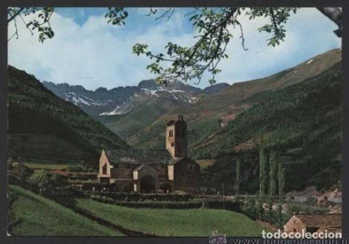 Cartes Postales: Lin&aacute;s de Broto *Iglesia...* Ed. Foto Pe&ntilde;arroya. Nueva.