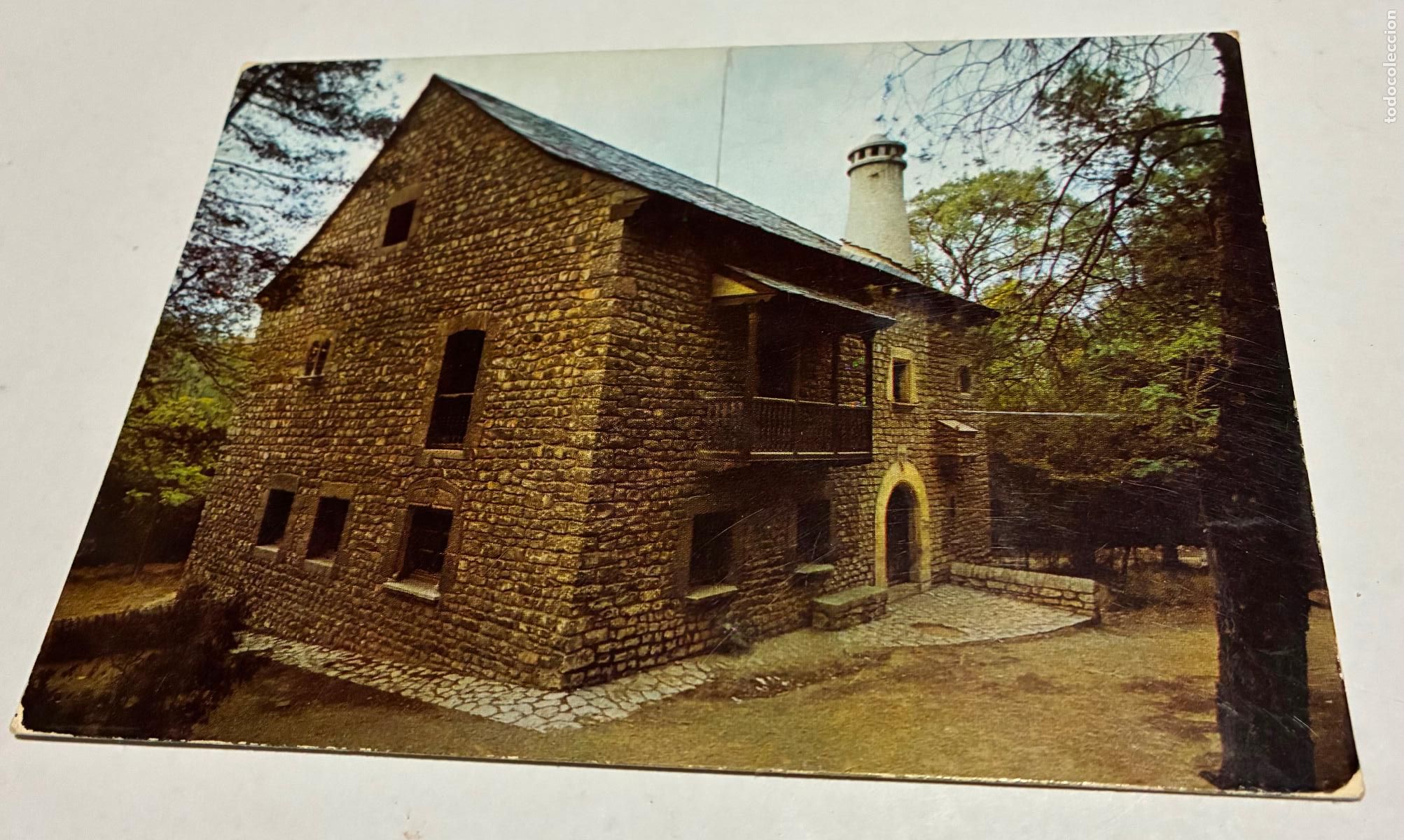 Postales: POSTAL ZARAGOZA CASA ANSOTANA PARQUE PRIMO RIVERA AHORA LABORDETA