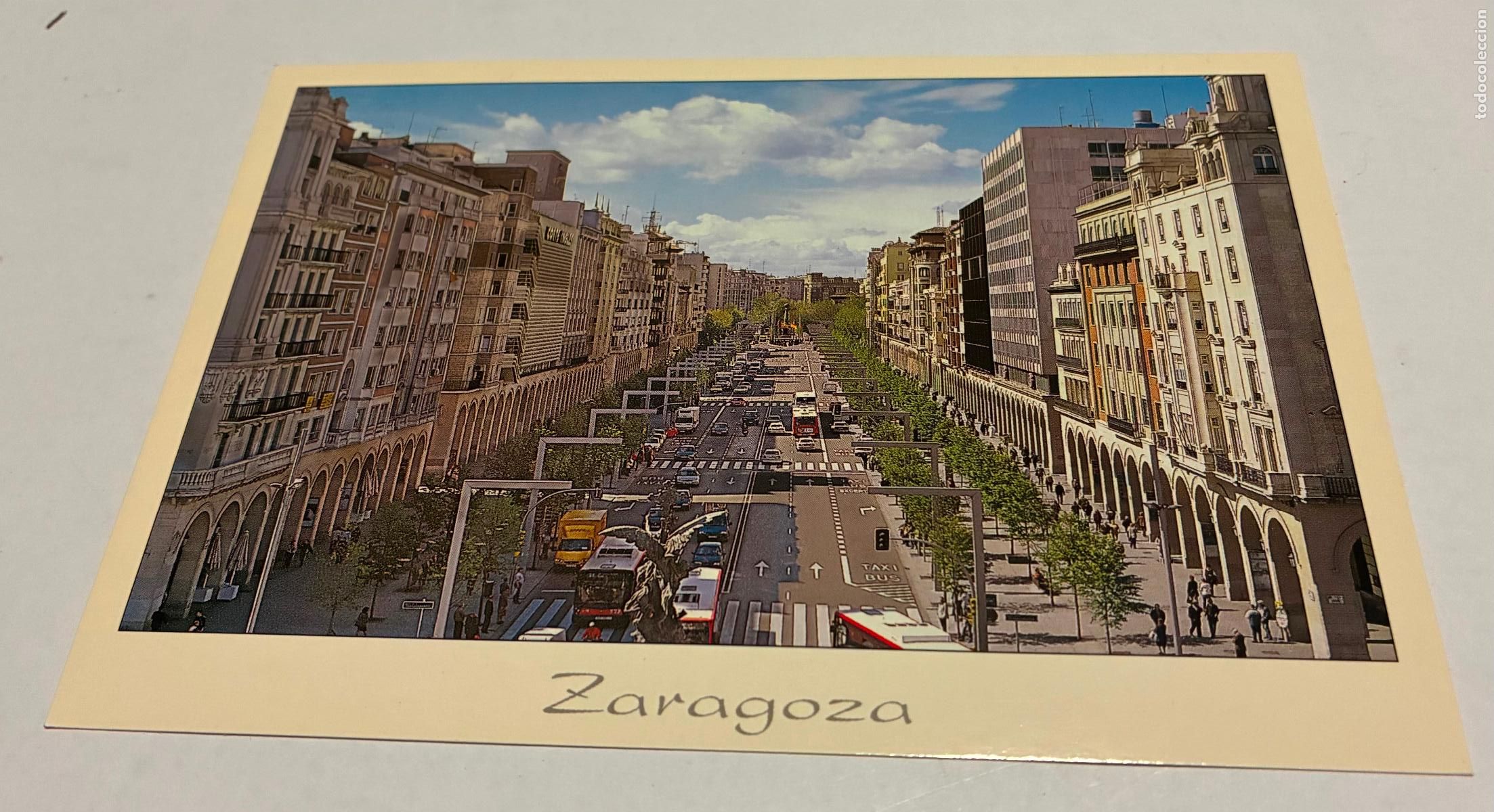 Postales: POSTAL ZARAGOZA PASEO DE LA INDEPENDENCIA