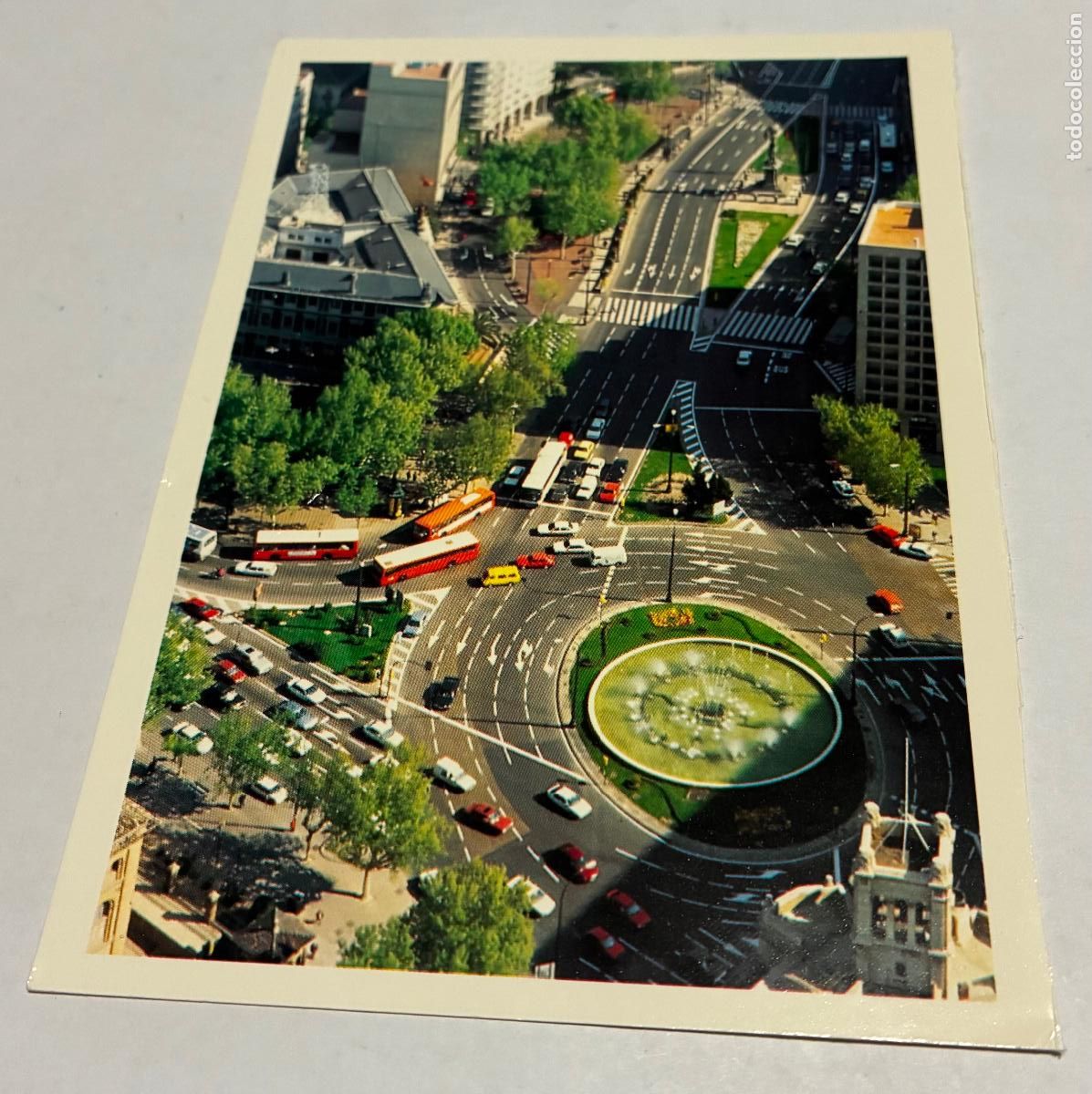 Postales: POSTAL VISTA AEREA DE LA PLAZA PARAISO Y PLAZA ARAGON, ZARAGOZA
