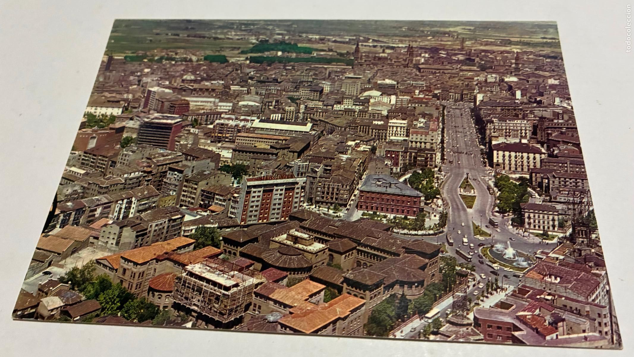 Postales: POSTAL ZARAGOZA VISTA AEREA PARCIAL