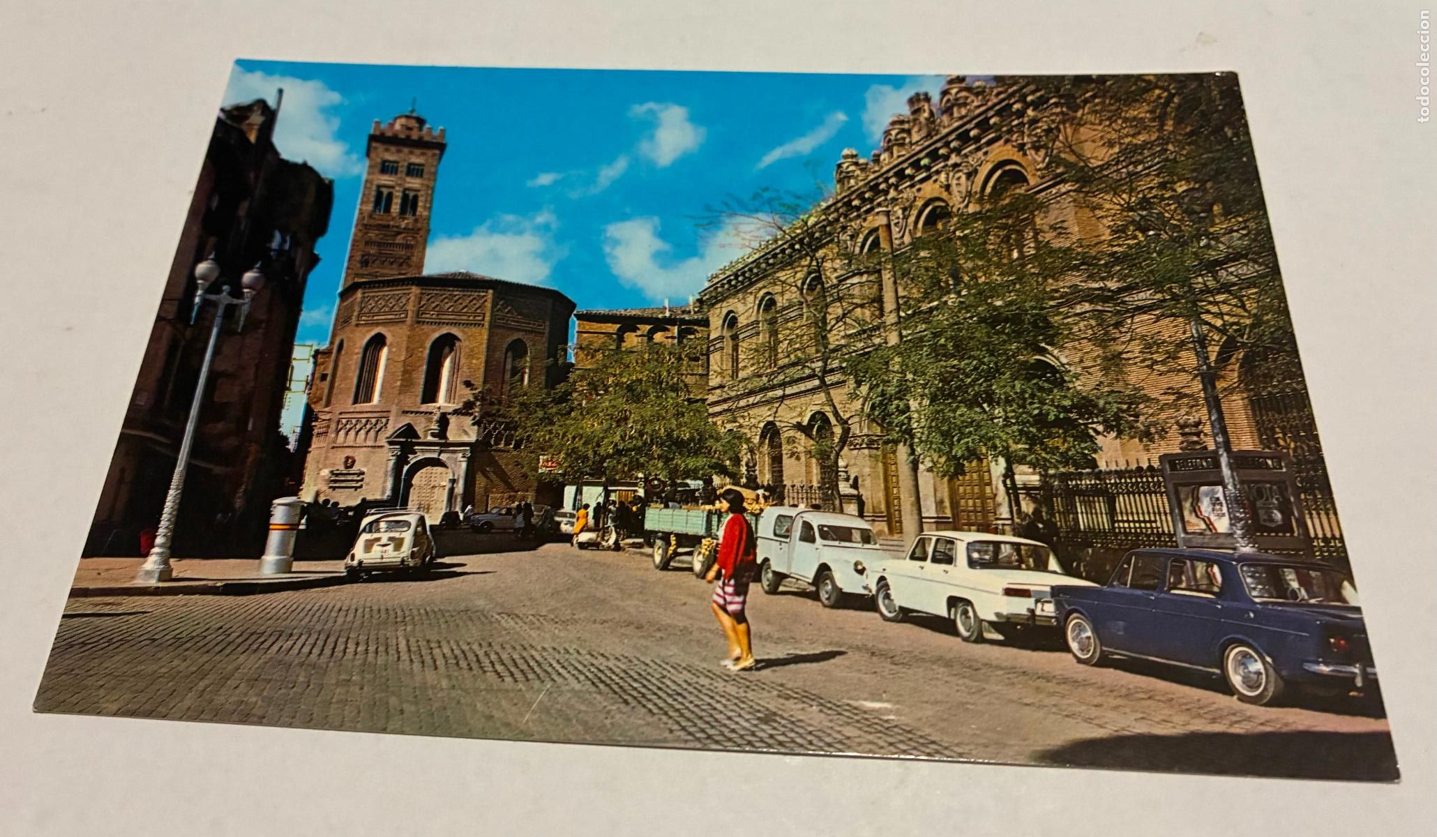 Postales: POSTAL ZARAGOZA PARROQUIA DE MARIA MAGDALENA Y ANTIGUA UNIVERSIDAD