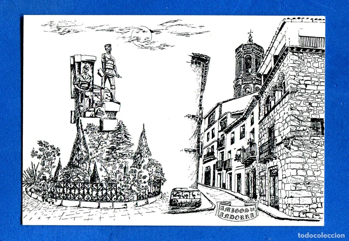 Postales: POSTAL SIN CIRCULAR AMIGOS DE ANDORRA TERUEL EDITA UNION GRAFICA ZARAGOZA