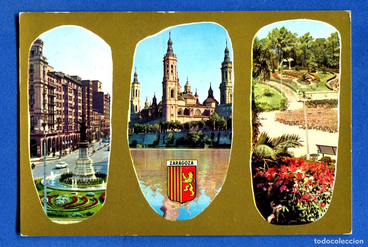Postales: POSTAL CIRCULADA ZARAGOZA 31 SERIE ORO EDITA CUSCO
