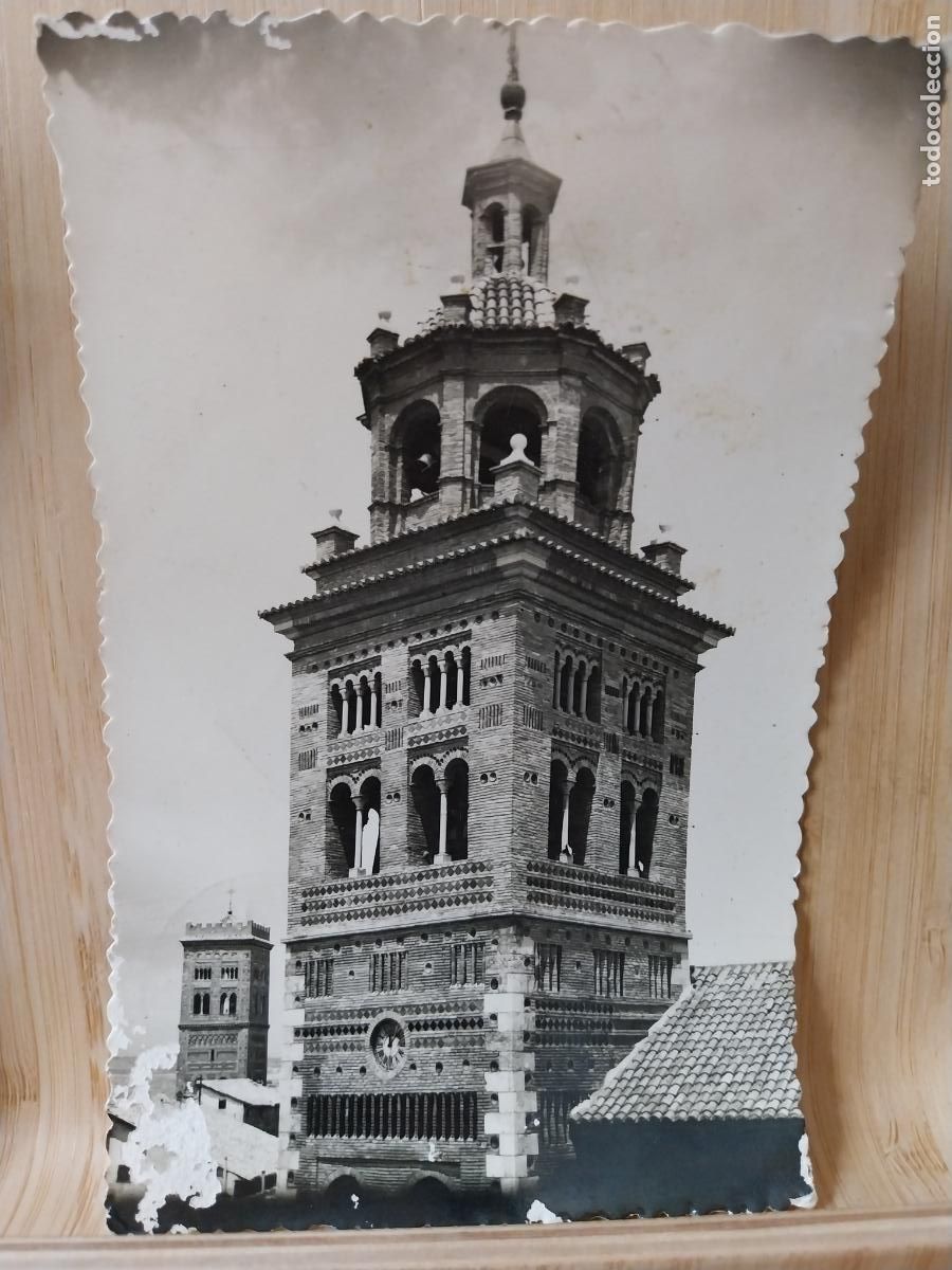 Postales: TERUEL TORRE CATEDRAL Y SAN MARTIN ED SICILIA 2 CIRCUALADA A&Ntilde;O 1959