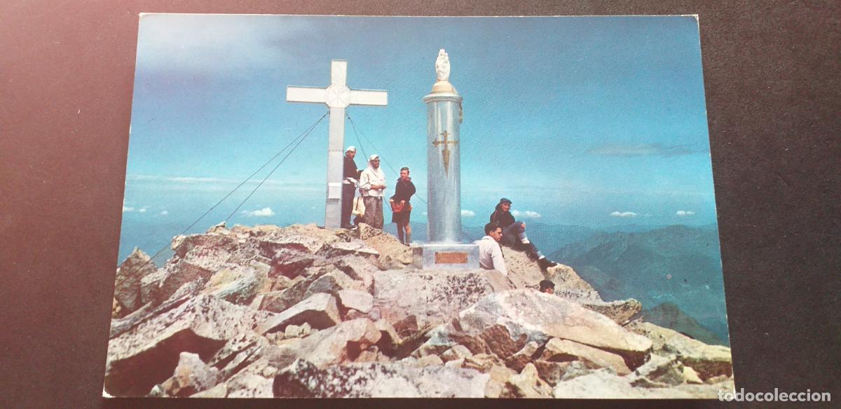 Postales: HUESCA-V15-III-150X105mm.-NO ESCRITA- PIRINEOS CENTRALES-PICO DEL ANETO-CRUZ Y VIRGEN DEL PILAR