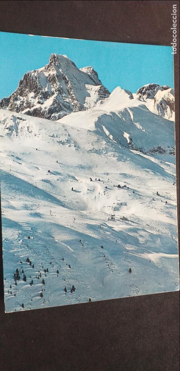 Postales: HUESCA-V15-III-150X105mm.-NO ESCRITA-CANFRANC-CANDANCHU-PISTAS DEL TOBAZO Y HOYA