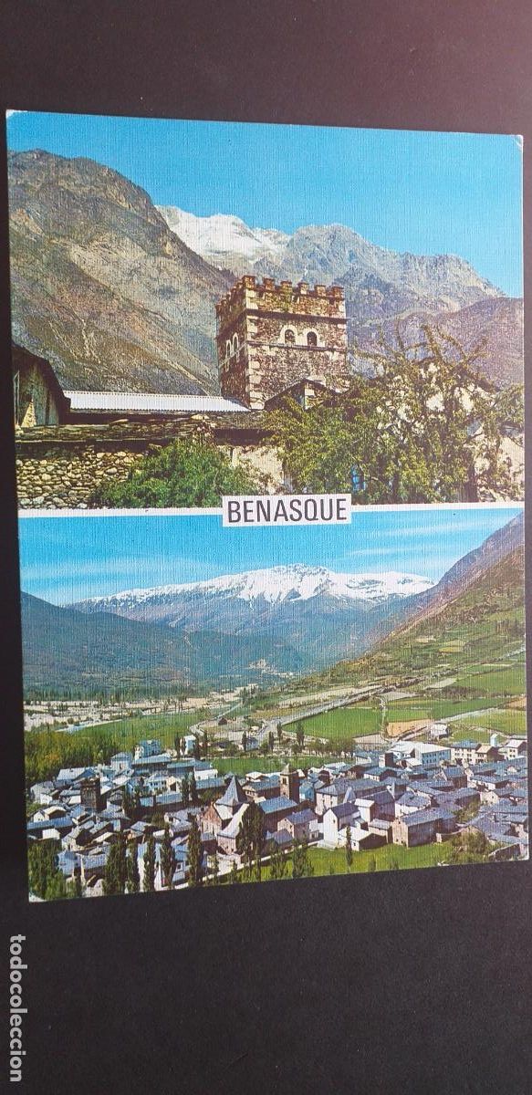 Postales: HUESCA-V15-III-150X105mm.-NO ESCRITA-BENASQUE-VISTA GENERAL...