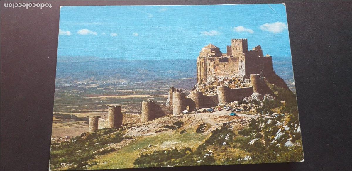 Postales: HUESCA-V15-III-150X105mm.-NO ESCRITA-LOARRE-CASTILLO ROMANICO SIGLO XI...
