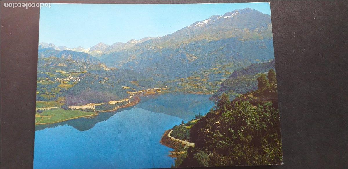 Postales: HUESCA-V15-III-150X105mm.-NO ESCRITA-VALLE DE TENA-EMBALSE DE BUBAL SOBRE EL RIO GALLEGO...
