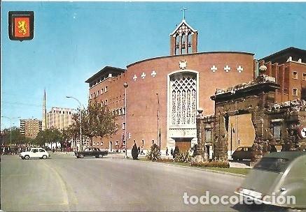 Postales: POSTAL A COLOR N&ordm; 364 ZARAGOZA PUERTA DEL CARMEN Y PASEO DE MARIA AGUSTIN A SUBIRATS