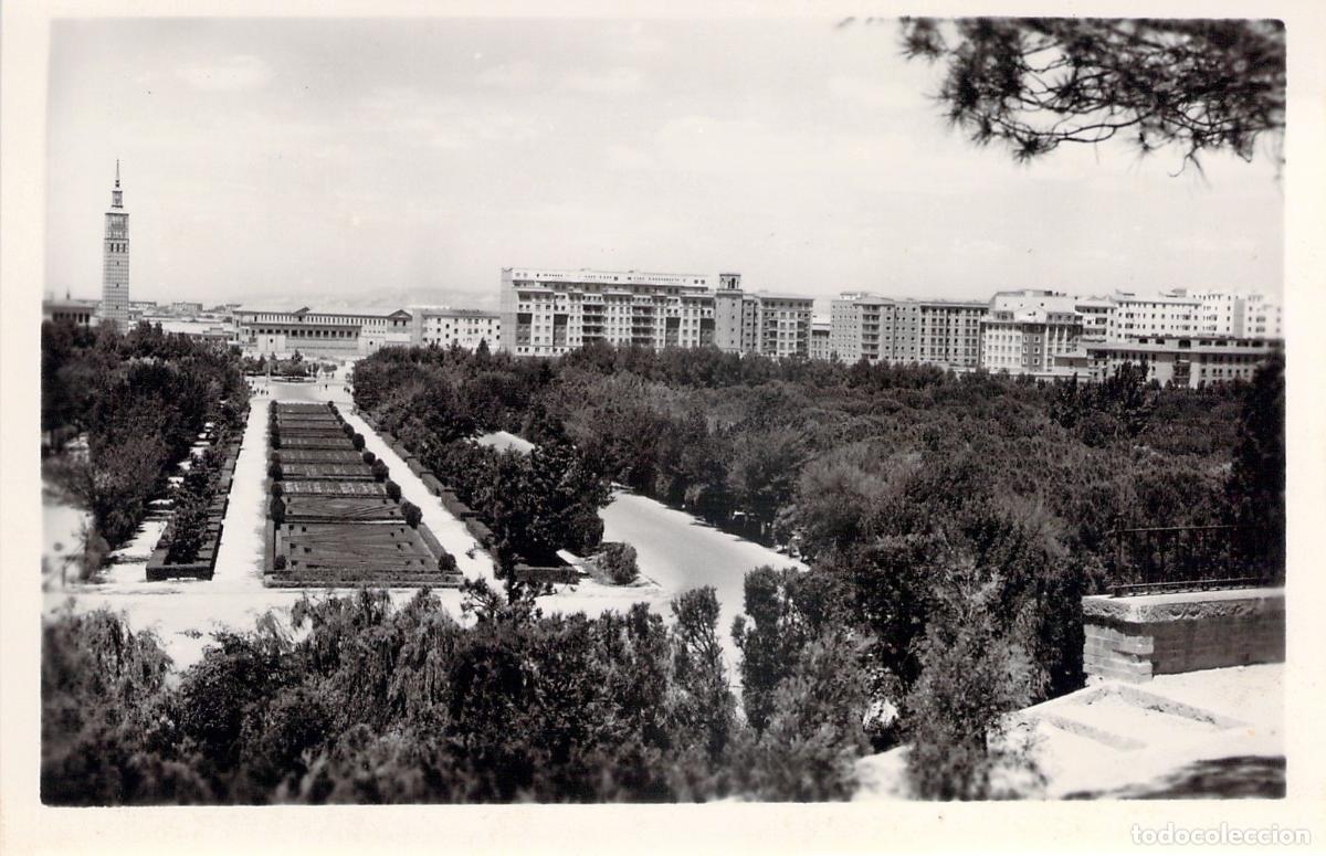 Postales: Postal de Zaragoza, Parque del General Primo de Rivera