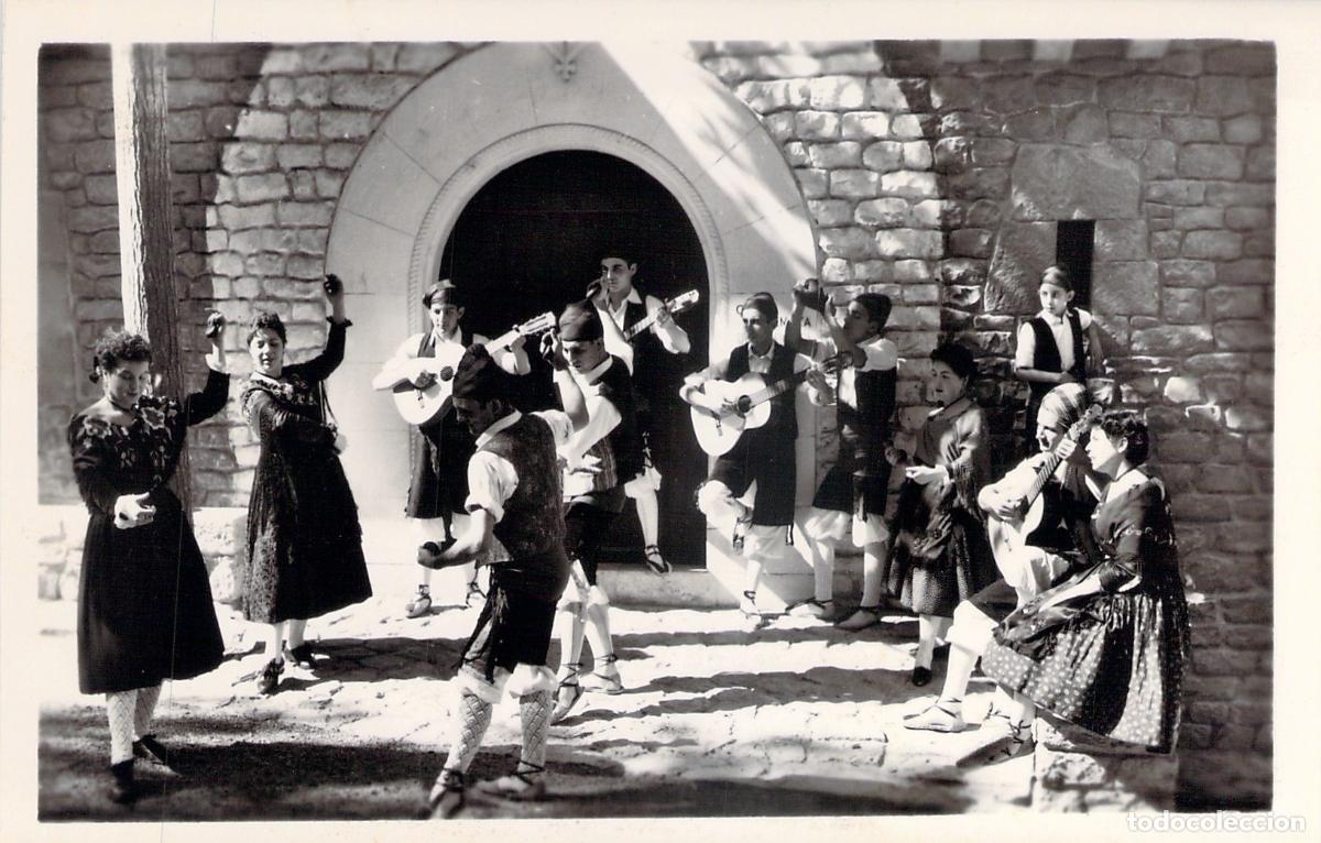 Postales: Postal de Zaragoza Bailando la Jota Aragonesa Trajes T&iacute;picos