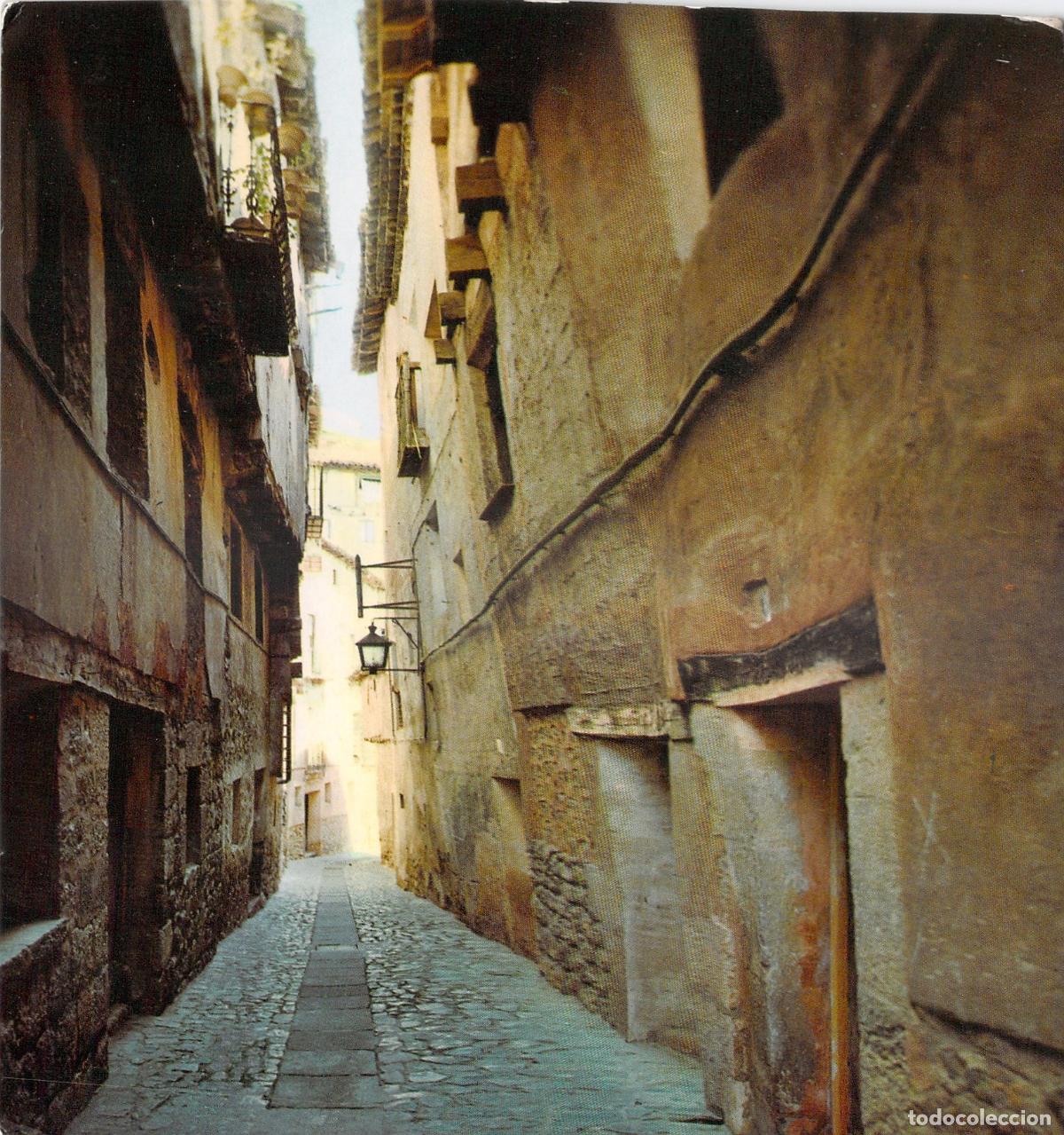 Postales: Postal de Albarrac&iacute;n - Vista de la Calle Azagra, Teruel