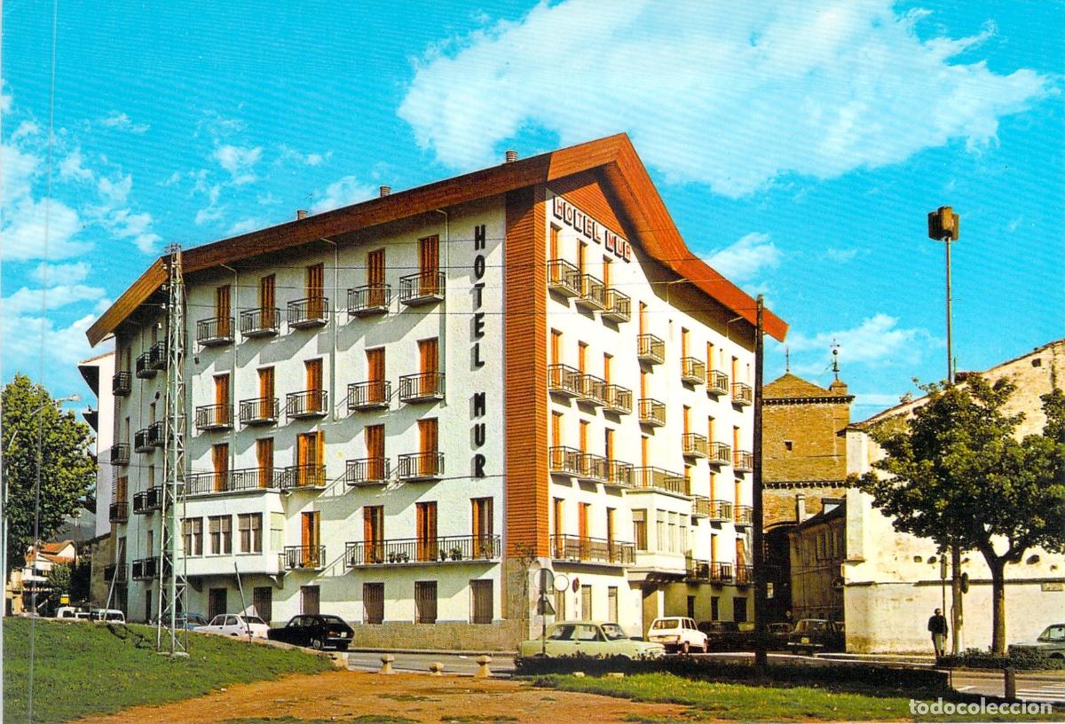 Postales: Postal de Jaca - Fachada del Hotel Mur en el Alto Arag&oacute;n