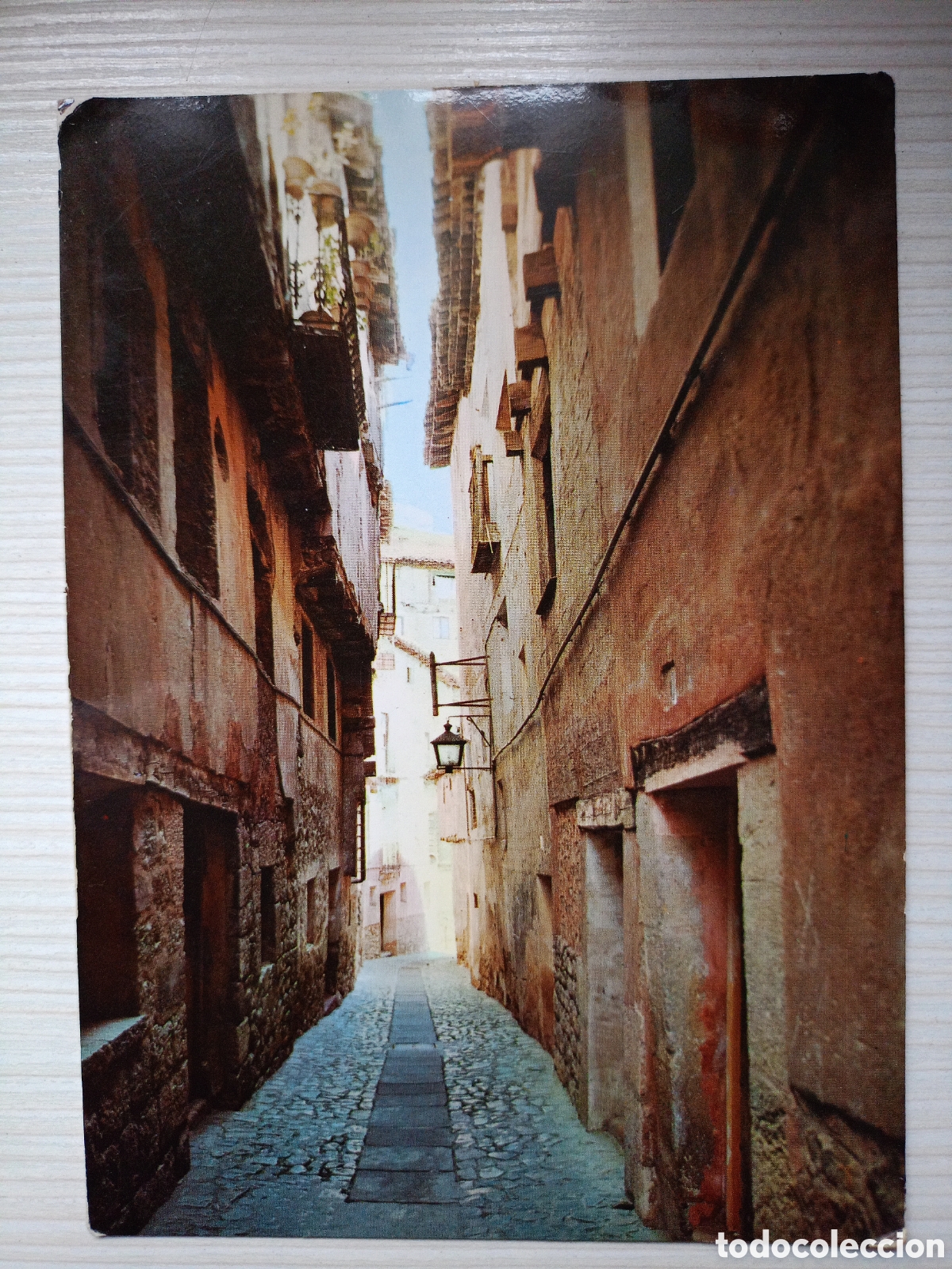 Postales: Antigua postal Albarrac&iacute;n Teruel calle Azagra